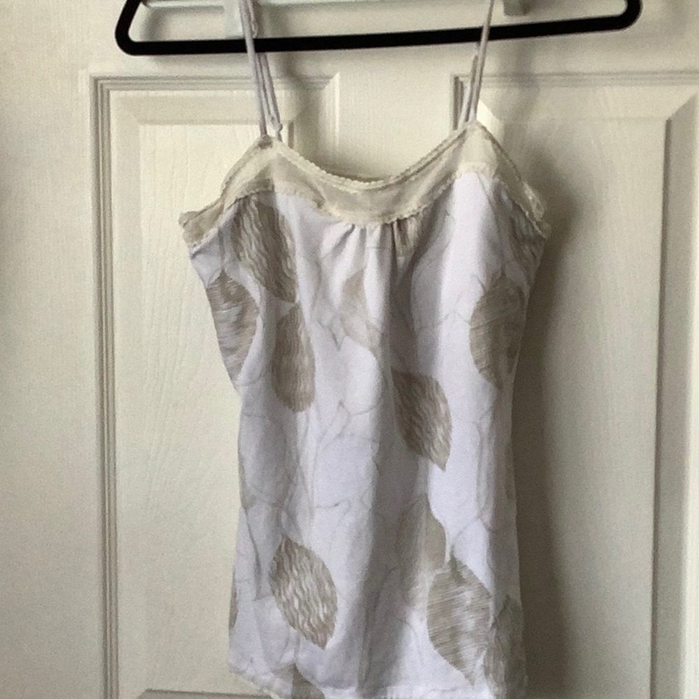 Elegant White and Cream Women's Top